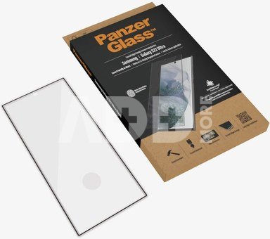 PanzerGlass Samsung, Galaxy S22 Ultra, Tempered glass, Black, Screen Protector