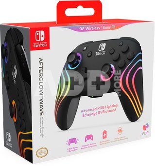 PDP wireless controller Afterglow Wave Nintendo Switch, black
