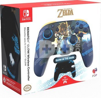 PDP wireless controller Rematch Glow Nintendo Switch Link Hero