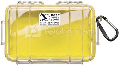 Peli Micro Case 1040 yellow/transparent