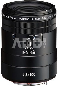 PENTAX HD D-FA 100MM MACRO F/2.8 ED AW BLACK