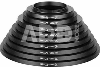 NEEWER 9 PIECES STEP-UP RING FILTER ADAPTER SET 10093012