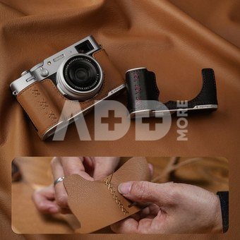 PGYTECH Leather Camera Case (For FUJIFILM X100VI Midnight Black)