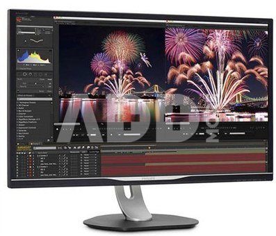 PHILIPS 328P6AUBREB/00 31.5"Flat Wide Monitor, 2560x1440, 4ms, 16:9, 
450  cd/m² Philips