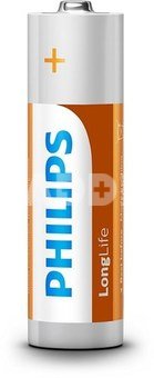 Philips Baterries LongLife AA 4pcs blister
