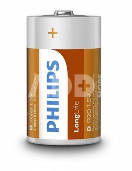 Philips Battery R20 1.5V (2 SZT