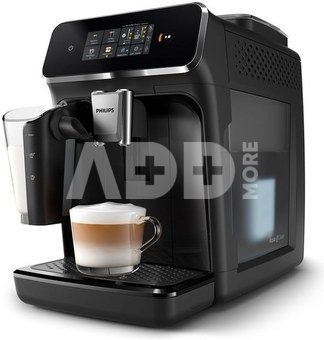 Philips Coffee maker | EP2331/10 | Pump pressure 15 bar | Built-in milk frother | Automatic | 1500 W | Black