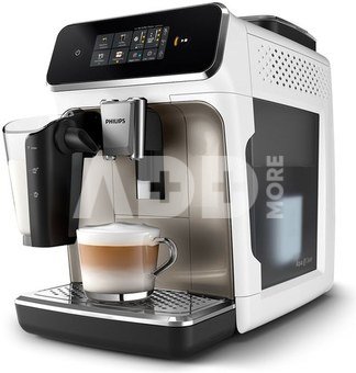 Philips Coffee maker | EP2333/40 | Pump pressure 15 bar | Built-in milk frother | Fully Automatic | 1500 W | White
