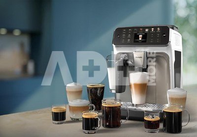 Philips EP4443/70 Fully Automatic Espresso Machine, 12 bar, 1500 W, White/Black | Philips
