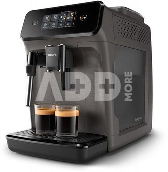 Philips | Espresso Coffee maker Series 1200 | EP1224/00 | Pump pressure 15 bar | Built-in milk frother | Fully automatic | 1500 W | Light Gray