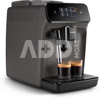 Philips | Espresso Coffee maker Series 1200 | EP1224/00 | Pump pressure 15 bar | Built-in milk frother | Fully automatic | 1500 W | Light Gray