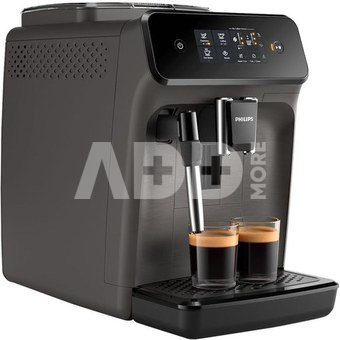 Philips | Espresso Coffee maker Series 1200 | EP1224/00 | Pump pressure 15 bar | Built-in milk frother | Fully automatic | 1500 W | Light Gray
