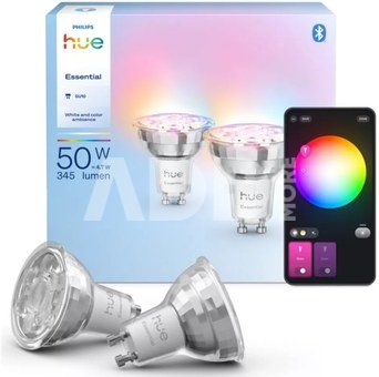 Philips Hue E WCA 345 2P EU | GU10 | 4.7 W | 16 million colors, White and colored light
