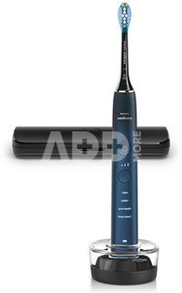 Philips HX9911/88 Philips Sonicare DiamondClean 9000 Electric toothbrush with app, Blue | Philips | Electric Toothbrush with app | HX9911/88 Sonicare DiamondClean 9000 | Rechargeable | For adults | Number of brush heads included 1 | Number of teeth brushing modes 4 | Sonic technology | Dark Blue