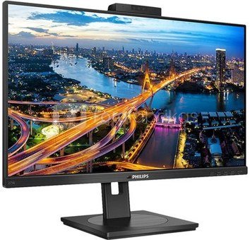 Philips LCD Monitor with Windows Hello Webcam 275B1H/00 27 ", QHD, 2560 x 1440 pixels, IPS, 16:9, Black, 4 ms, 300 cd/m², Audio out, 75 Hz, W-LED system, HDMI ports quantity 1