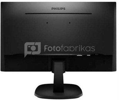 Philips V Line 243V7QSB/00 23.8 ", FHD, 1920 x 1080 pixels, 16:9, LCD, IPS, 8 ms, 250 cd/m², Black, D-SUB, Power