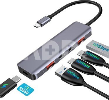 Platinet adapter Multimedia 5in1 (46237)