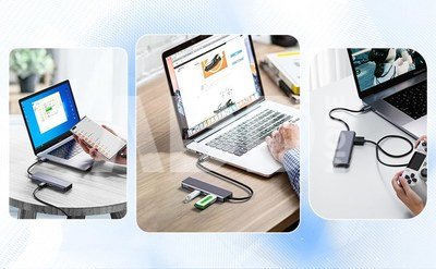 Platinet adapter Multimedia 5in1 (46237)
