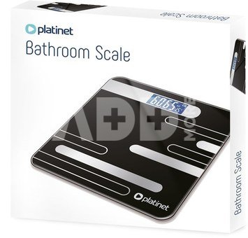 Platinet bathroom scale PBS26B, black