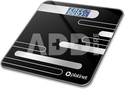 Platinet bathroom scale PBS26B, black