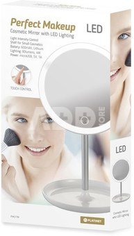 Platinet cosmetic mirror LED 4W PMLY7W, white