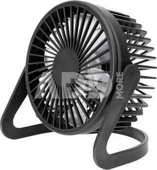 Platinet desk fan PTF322B USB, black (46172)