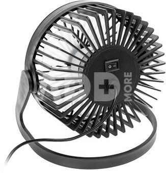 Platinet desk fan PTF322B USB, black (46172)