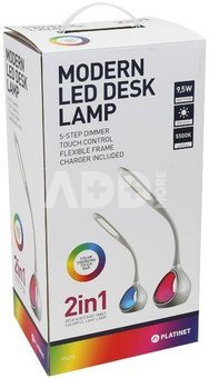 Platinet desk lamp PDLT5 9.5W 2in1 (43596)