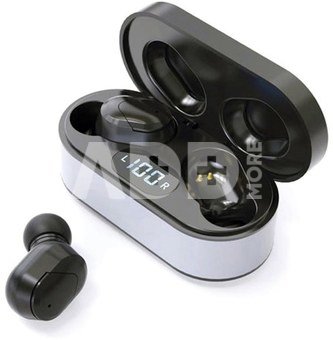 Platinet earphones Sport + charging station PM1050 Vibe, black