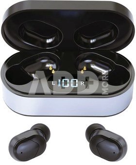 Platinet earphones Sport + charging station PM1050 Vibe, black
