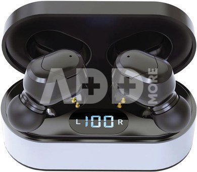Platinet earphones Sport + charging station PM1050 Vibe, black
