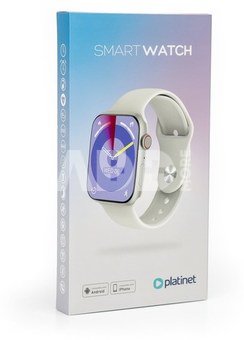 Platinet smartwatch PSMART29W, white (45996)