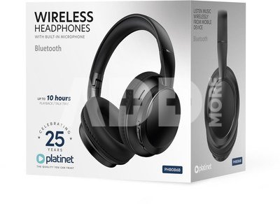 Platinet wireless headset PHB086B, black
