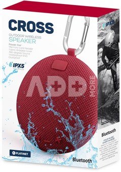 Platinet wireless speaker Cross PMG14 BT, red (44493)