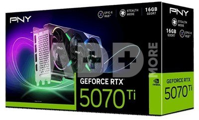 PNY Graphics card GeForce RTX5070Ti OC 3F ARGB 16GB 256-bit 896G/s