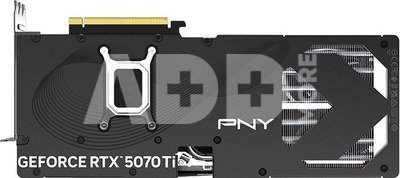 PNY Karta graficzna GeForce RTX5070 Ti+ OC 16GB VCG5071T16TFXPB1-O