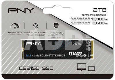 PNY SSD 2TB M.2 2280 CS2150 M280CS2150-2TB-TB
