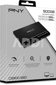 PNY SSD drive 500GB 2,5 SATA3