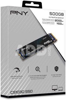 PNY SSD drive CS1030 500GB M.2 2280