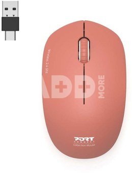 PORT CONNECT Mouse | Collection II | Wireless | 2.4 GHz | Orange