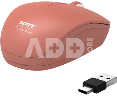 PORT CONNECT Mouse | Collection II | Wireless | 2.4 GHz | Orange