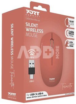 PORT CONNECT Mouse | Collection II | Wireless | 2.4 GHz | Orange
