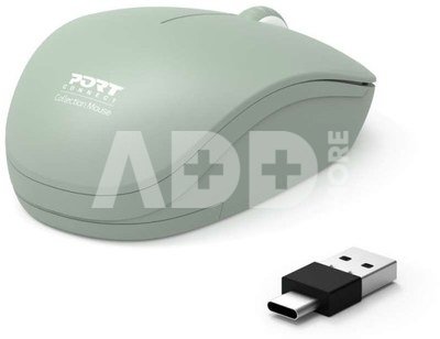 PORT CONNECT Mouse | Collection II | Wireless | 2.4 GHz | Vert Olive