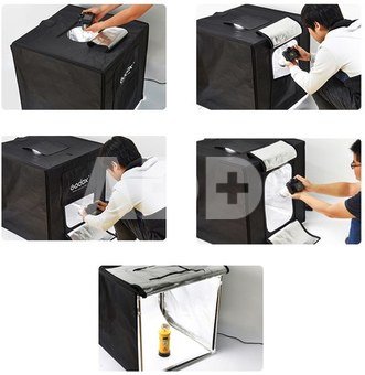Godox Portable Double Light LED Ministudio L80x80x80cm
