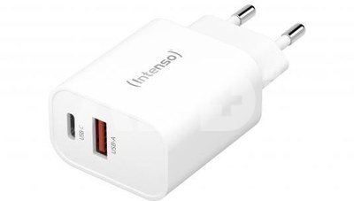 Intenso Power Adapter W30AC weiß 1x USB-A 1x USB-C 30W