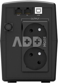 PowerWalker UPS line-interactive 800VA STL FR 2x PL 230V, USB, RJ11/45 In/Out