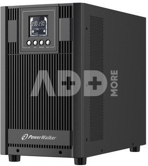 PowerWalker UPS On-Line 3000VA AT 4xFR Out, USB/RS-232 LC