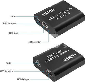 PremiumCord HDMI Video Capture with Loop