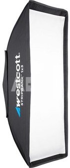 Westcott Pro Stripbank 30.4 x 91.4cm Silver Interior