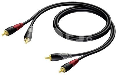 PROCAB CABLE 2X RCA/CINCH MALE -2X RCA/CINCH MALE 1,5